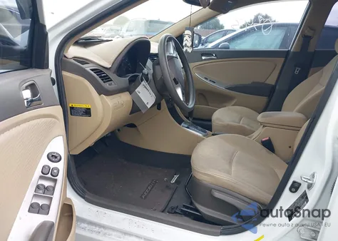 2012 Hyundai Accent Gls z USA, uszkodzony, nr VIN KMHCU4AE6CU121725